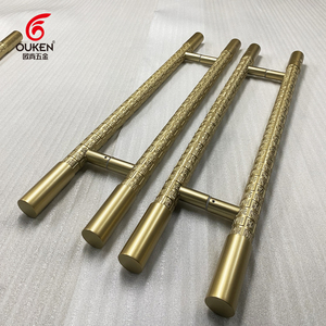 มือจับประตูบ้านไม้และกระจก คุณภาพสูง ชุบโครเมียม ป้องกันรอยนิ้วมือ ทำจากทองเหลือง ติดตั้งง่าย - Product Image 4