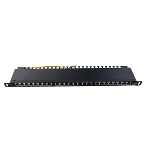 Panel de Conexiones Cat6 Blindado de 24 Puertos 0.5U, Panel Keystone Vacío de Alta Densidad de 19 Pulgadas con Gestión de Cables - Product Image 2