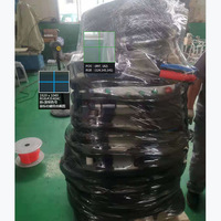Tuyau chauffant double en polyuréthane, tuyau chauffant de 15 mètres pour machine à mousse expansive