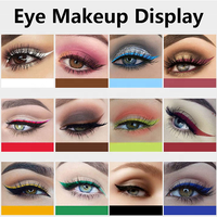 Personnalisez votre propre marque avec 3 en 1 Eye Liner rétractable coloré Eyeliner imperméable de marque privée