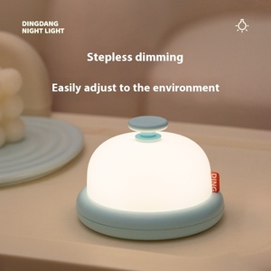 Lampe <span class=keywords><strong>de</strong></span> <span class=keywords><strong>nuit</strong></span> LED créative Dingdang pour bébé, cadeau d'allaitement moderne, mini minuterie douce et chaude pour chambre, chevet et sommeil. - Product Image 3