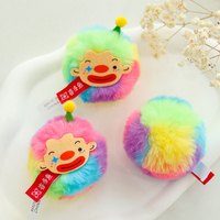Nouveau produit original, jouet à mâcher en peluche pour chat en forme de Joker de dessin animé réaliste, contient de l'herbe à chat, jouets interactifs pour chat en gros