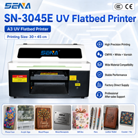 Impresora UV de Inyección de Tinta de 30*45cm, Impresora UV Plana de Escritorio A3 Pequeña para Personalizar Vidrio, Madera, Metal, Papel Tapiz, Carcasas de Teléfono