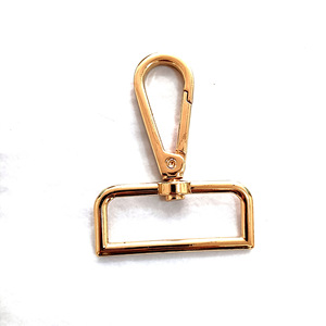 DWDP-HB15V Vàng Gunmetal Bạc Xoay Kích Hoạt Đầu Tròn Snap Hook Tôm Hùm Claw Clasp Mùa Xuân Nạp <span class=keywords><strong>Clip</strong></span> - Product Image 4