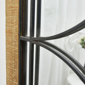 Antique European Full-Length Rectangular Wall Hanging Eco-friendly Home Decor <b>Mirrors</b> Ready Ship Rustic <b>Wooden</b> <b>Frame</b> MDF - Product Image 6