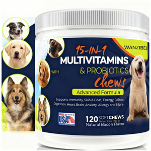 Logo privé suppléments de soins de santé pour animaux de compagnie chien multivitamine à mâcher doux pour améliorer l'immunité des animaux de compagnie combler l'écart en nutriments - Product Image 1