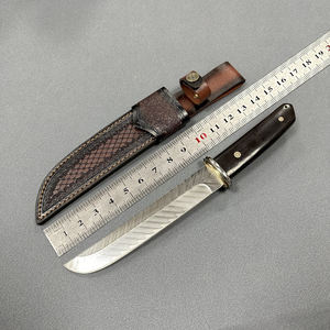 มีดโบวี่ใบมีดยาวเหล็กดามัสกัส VG10 สไตล์บุชิโดญี่ปุ่น ใบมีดเหล็กดามัสกัสแท้ - Product Image 4