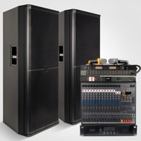 Haut-parleurs DJ professionnels 1000W à double woofer large bande de 15 pouces, enceintes passives électroniques pour performance scénique audio