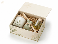 Boîte à parfum carrée rigide en carton avec logo personnalisé, base et couvercle, doublure en éponge, emballage cadeau haut de gamme pour parfum, directement de l'usine