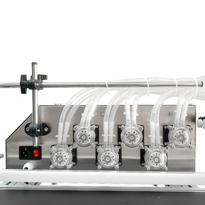 Machine de remplissage de bouteilles de haute précision, automatique, de bureau, à 6 têtes, à pompe péristaltique, pour boissons, produits chimiques, économie d'énergie - Product Image 6