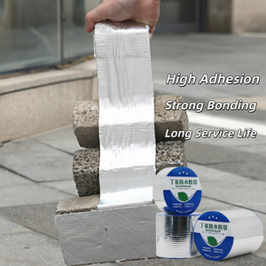 Building Waterproofing <strong>Butyl</strong> Rubber Tape Thickened Self-adhesive Roof Leak Repair Material Roof Crack Roll - Product Image 2