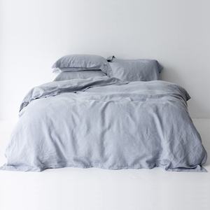 Vente en gros de lin pur de luxe flocons d'avoine housse de <span class=keywords><strong>couette</strong></span> ensemble de draps en lin <span class=keywords><strong>linge</strong></span> de lit - Product Image 1