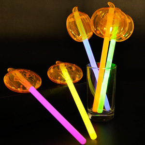 Bâton <span class=keywords><strong>lumineux</strong></span> LED fluorescent en plastique pour Halloween, motif crâne et citrouille, jouet pour enfants, petit cadeau pour marché nocturne - Product Image 5
