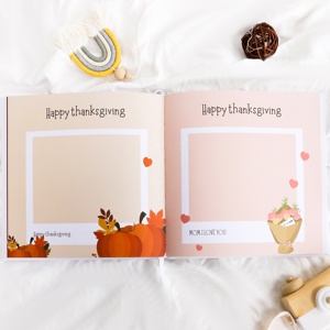 Álbum de Fotos y Diario de Recuerdos Personalizado <span class=keywords><strong>para</strong></span> el Primer Año del Bebé, Regalo de Recuerdo <span class=keywords><strong>para</strong></span> Baby Shower, Venta al por Mayor - Product Image 5