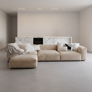 Sofá Seccional Modular Grande, Tapizado en Terciopelo, Sofá <span class=keywords><strong>Esquinero</strong></span> Grande para Villa y Espacios de Vida de Lujo - Product Image 2