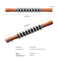 Bâton de massage glacé unisexe de 46 cm pour la relaxation musculaire, rouleau de récupération pour les jambes, le dos et la gym