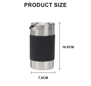 Cafetière à piston à double paroi résistante aux bosses 350 ml pour le voyage et le camping - Product Image 6