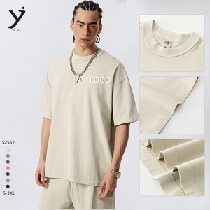 275g t-shirt de créateur vintage surdimensionné 100% coton de haute qualité en gros - Product Image 2