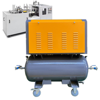 Compresseur d'air à vis silencieux monophasé intégré 4KW 5HP 2-en-1