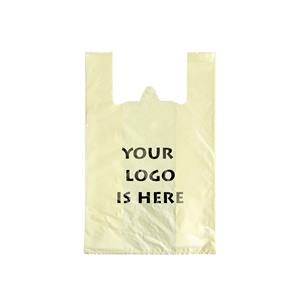 Premium White T-Shirt Plastic Bag Original <b>Raw</b> <b>Material</b> Supermarket Shopping Bags Turkey - Product Image 4