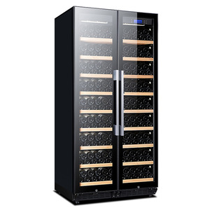 NE-427-12 Single Zone <b>Wine</b> Cooler Fridge Large Capacity <b>Wine</b> Refrigerator with Beech Wood Shelves - Product Image 3