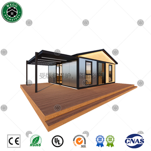 Casa Contenedor Modular Prefabricada con Textura de Madera, Portátil, Móvil, Mini Casa para Vivir - Product Image 2