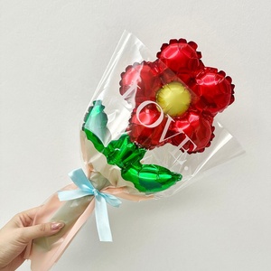 KK NUEVO Globo de Aluminio con Forma de Flor Impresa de 46X22CM, Ecológico, para Decoración de Fiestas de Cumpleaños - Product Image 4