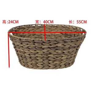Custom-made, <b>large</b>-capacity, extra-<b>large</b> hand-woven kitchen storage <b>basket</b>; cross-border imitation rattan bathroom waterproof - Product Image 1