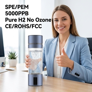 <span class=keywords><strong>Bouteille</strong></span> d'<span class=keywords><strong>eau</strong></span> hydrogénée haute pureté 5000PPB 230ml, technologie SPE PEM, ioniseur d'<span class=keywords><strong>eau</strong></span> hydrogénée portable, vente <span class=keywords><strong>en</strong></span> gros, usine - Product Image 1