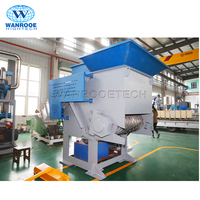 Déchiqueteuse hydraulique pour déchets de nylon, gros morceaux de plastique, conteneurs et barils – Machine de recyclage