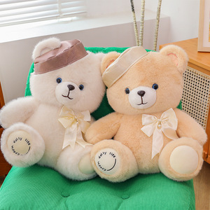 Оптовая продажа: Новинка! Мягкая игрушка-медведь в берете, 32 см, с наполнителем из ПП-хлопка, вышивка, очень мягкий плюш, для декора дома и свадебных подарков - Product Image 5