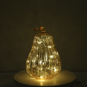 ไฟ LED ฟักทองฮาโลวีนแบบคลาสสิก AAA ใช้แบตเตอรี่<span class=keywords><strong>ไร้</strong></span><span class=keywords><strong>สาย</strong></span>เป็นมิตรกับสิ่งแวดล้อมกระจกทนทานปลอดสารพิษในบ้าน - Product Image 5