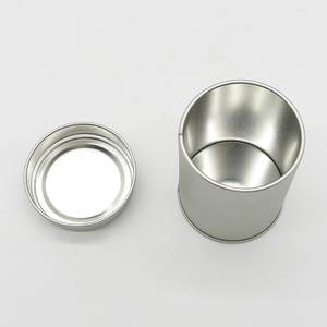 Latas de té vacías redondas de seguridad alimentaria de hojalata latas de impresión personalizada de lujo pequeño café té lata de Metal bote caja de lata multicolor - Product Image 5