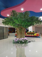 Arbre Banyan Artificiel en Fibre de Verre 3m 5m Écologique Durable Haute Simulation Halloween Remise de Diplôme Noël Nouvel An Mariage