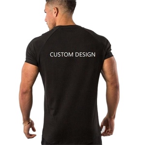 Camiseta Deportiva Personalizada de Alta Calidad para Hombre, Fabricación OEM, Algodón Poliéster, Ropa al por Mayor, Camiseta Deportiva para Gimnasio - Product Image 2
