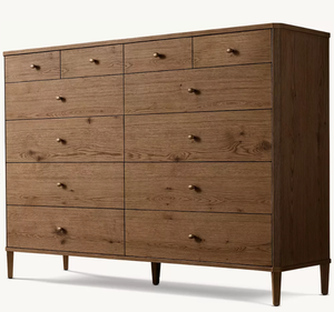 Ensemble de meubles de chambre à coucher de <span class=keywords><strong>style</strong></span> contemporain français en bois de chêne avec <span class=keywords><strong>commode</strong></span> à 12 tiroirs - Product Image 4