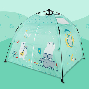 Tente de jeu pour enfants en maille ventilée <span class=keywords><strong>rose</strong></span> de luxe, jouet sportif, facile à plier, château de princesse, <span class=keywords><strong>tipi</strong></span> pour bébé - Product Image 4