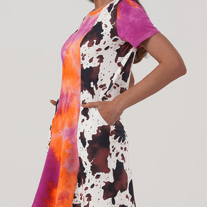 2024 donne ragazze estate maniche corte abiti Casual una linea svasata prendisole per festa abito da spiaggia - Product Image 6