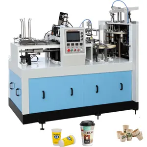 Macchina per la produzione di prodotti in tazza di carta da caffè completamente automatica modello 2 16oz a buon mercato