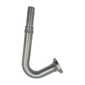 V Flange Joint Hydraulic <b>Hose</b> Fitting 130 Degree Bend With Straight Connector For High Pressure Applications - Product Image 3