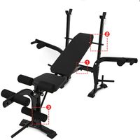 Équipement de gymnastique et Fitness, banc de poids inclinable réglable, exercice corporel, banc d'haltérophilie pliable, presse et support de squats