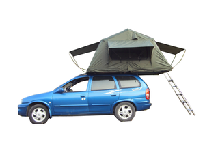 Tenda da Tetto Auto Automatica per Campeggio, Tenda da Tetto per Esterni Quattro Stagioni con Telaio in Alluminio e Tela - Product Image 2