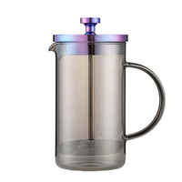 Seecin Verre de presse à café français Prensa Francesa en acier inoxydable résistant à la chaleur