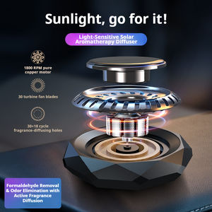 Nuevo Difusor de Aromas Líquido Solar para Coche, Modelo de Aleación, Rotatorio, Capacidad de 10-20 ml, Evaporación Natural para el Tablero - Product Image 4