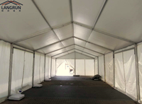 Tienda de marquesina hecha a medida, carpa de aluminio para eventos temporales al aire libre, de color blanco, para la venta