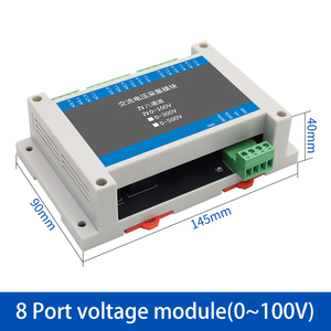 High Precision 8 <b>Channel</b> AC Voltage Sampling Module 0-500V True RMS RS485 MODBUS RTU 3000V Isolation Industrial Automation - Product Image 4