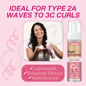 Hữu Cơ Curl kiểm soát Mousse-Mạnh mẽ giữ công thức giữ ẩm chống xoăn cứng cho xoăn & xoăn tóc tàn ác-miễn phí & rượu miễn phí - Product Image 3