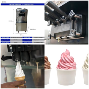 Machine à glace molle commerciale à 3 saveurs pour comptoir, machine à glace automatique - Product Image 5