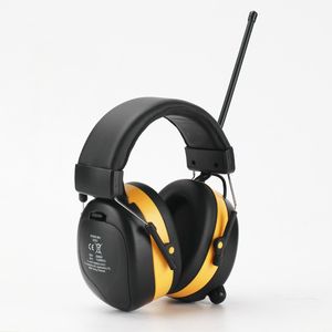 デジタルディスプレイBluetoothノイズキャンセリングヘッドフォンFM/AM/DABラジオモーイング聴覚保護音隔離ゲームイヤーマフ - Product Image 4