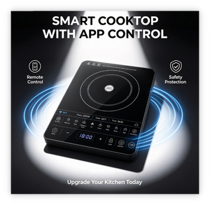 Table de cuisson à induction WiFi IOT sécurisée pour enfants avec arrêt à distance par smartphone - Product Image 3